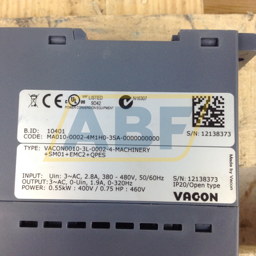 0010-3L-0002-4 Vacon