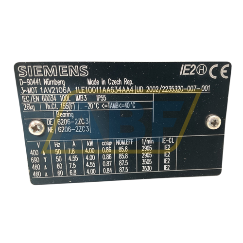1LE1001-1AA63-4AA4 Siemens