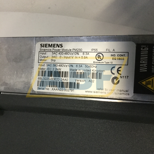 6SL3223-0DE22-2AA0 Siemens