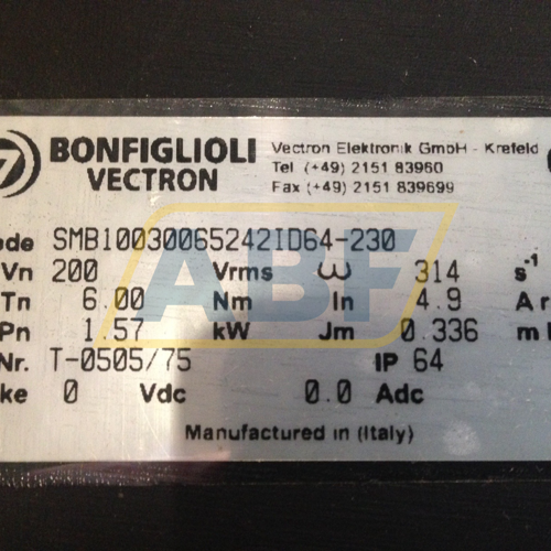 SMB10030065242ID64-230 Bonfiglioli