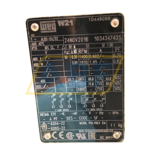 0.8K32AL0804/2B3 WEG