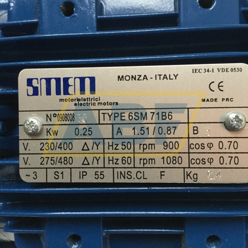6SM71B6-B5 SMEM Motori Elettrici