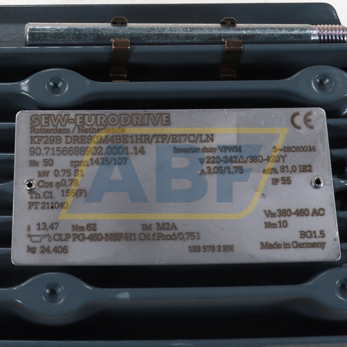 KF29B/DRE80M4BE1HRTF SEW-EURODRIVE