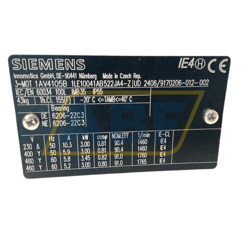 1LE1004-1AB52-2JA4-Z Siemens