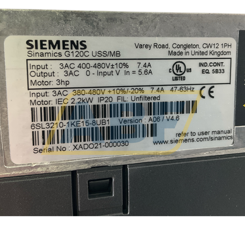 6SL3210-1KE15-8UB1 Siemens