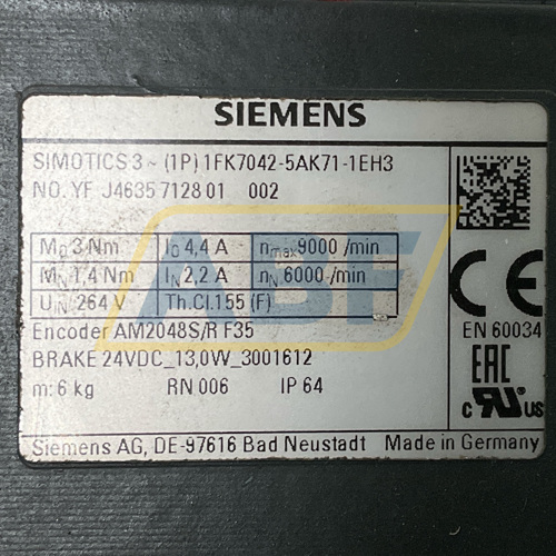 1FK7042-5AK71-1EH3 Siemens