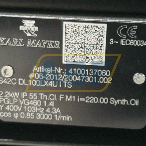 S42CDL100LX4UITSI220 Karl Mayer