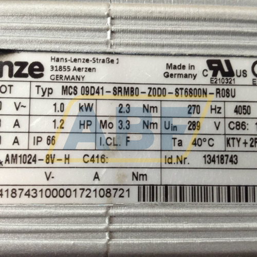GKR04-2SHBR09DC41 Lenze
