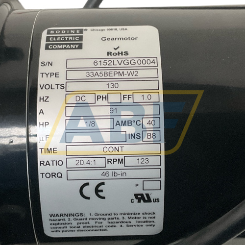 33A5BEPM-W2-I20,4 Bodine