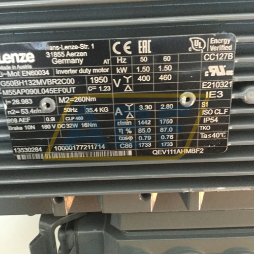 G50BH132MVBR2C00M55AP090L045EF0UT Lenze