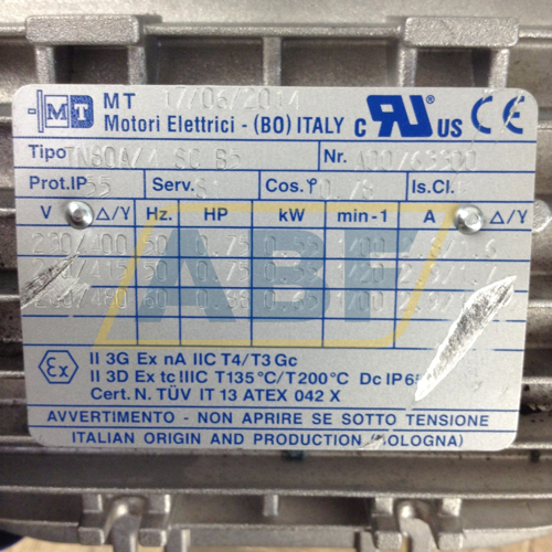 TN80A/4-SC-B5 MT Motori Elettrici
