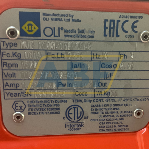 MVE1100/15E-50A0 OLI Medolla (MO)