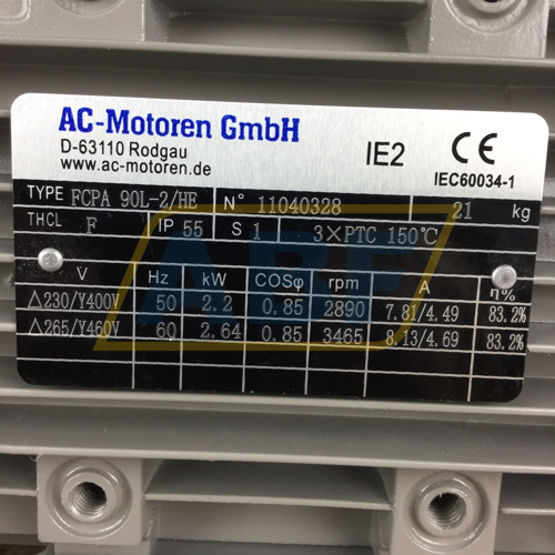 FCPA90L-2/HEB35 AC-Motoren GmbH