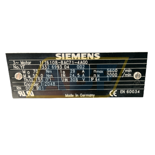 1FT6108-8AC71-4AG0 Siemens