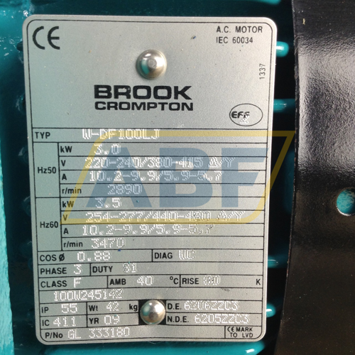 W-DF100LJ-B3 Brook Crompton