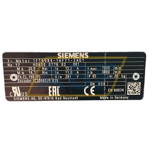 1FT6084-1AF71-3AG1 Siemens