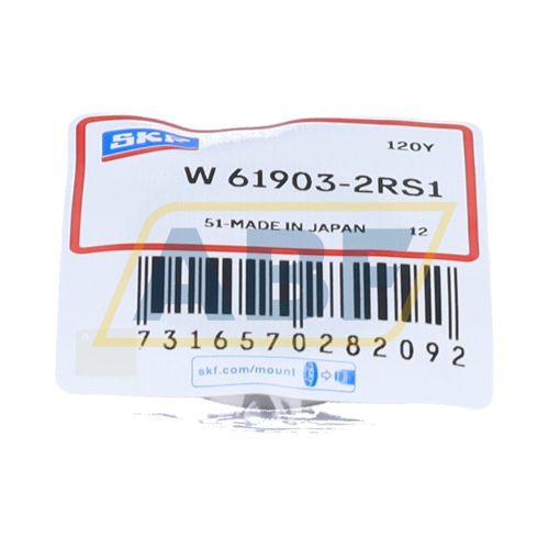 W61903-2RS1 SKF