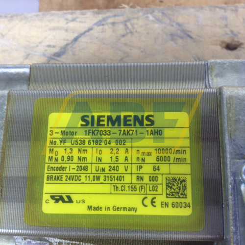 1FK7033-7AK71-1AH0 Siemens