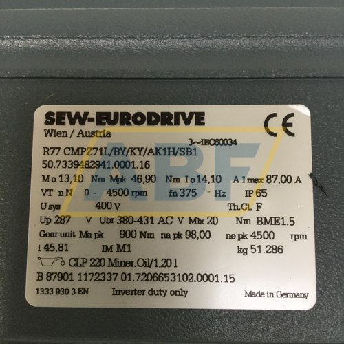 R77CMPZ71L/BY/KY/AK1H/SB1-I46 SEW-EURODRIVE