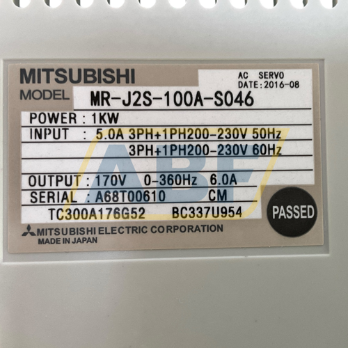MR-J2S-100A-S046 Mitsubishi