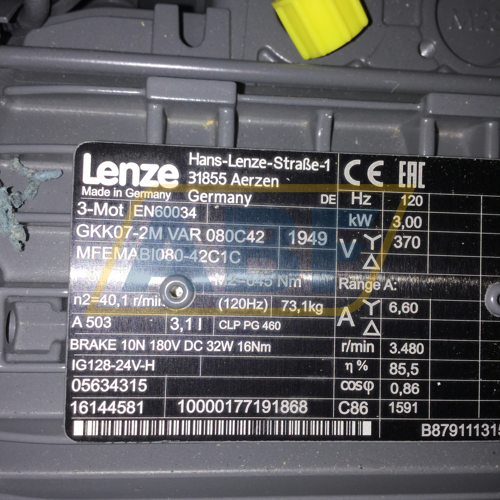 GKK07-2MVAR080C42MFEMABI080-42C1C Lenze