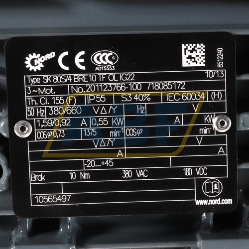 SK12-80S/4BRE10TF Nord Drive Systems