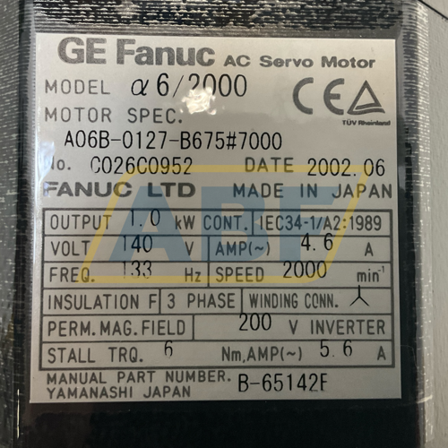 A06B-0127-B675#7000 Fanuc