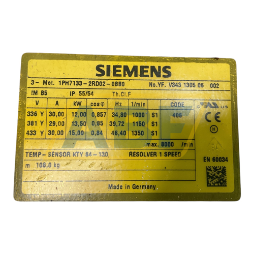1PH7133-2RD02-0BB0 Siemens