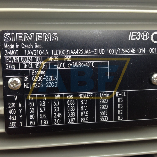 1LE1003-1AA42-2JA4 Siemens