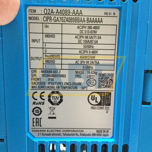 Q2A-A4089-AAA Yaskawa