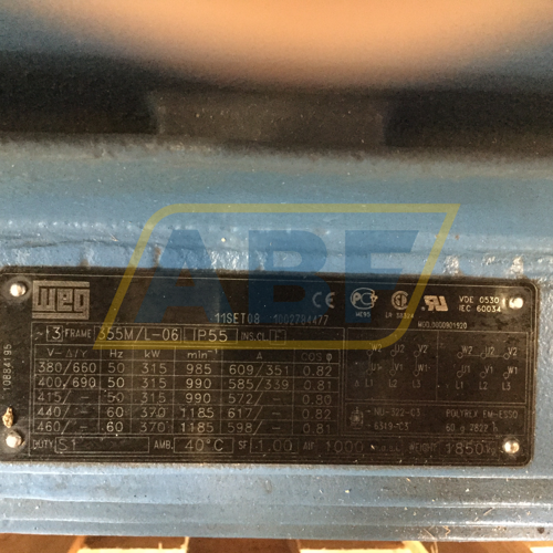 250K32CI0355M/L6B3 WEG