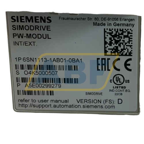 6SN1113-1AB01-0BA1 Siemens