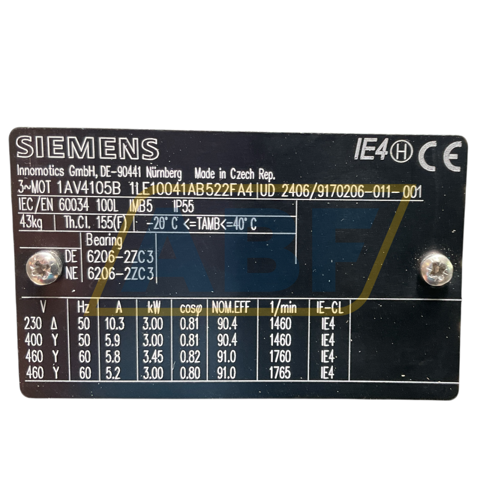 1LE1004-1AB52-2FA4 Siemens
