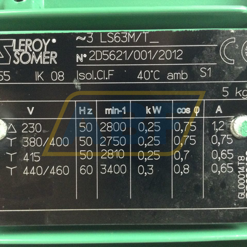 LS63M/T2P0,25B3 Leroy Somer