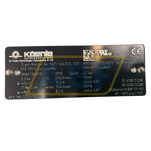 1621 524376 003 KTE1 Küenle Antriebssysteme