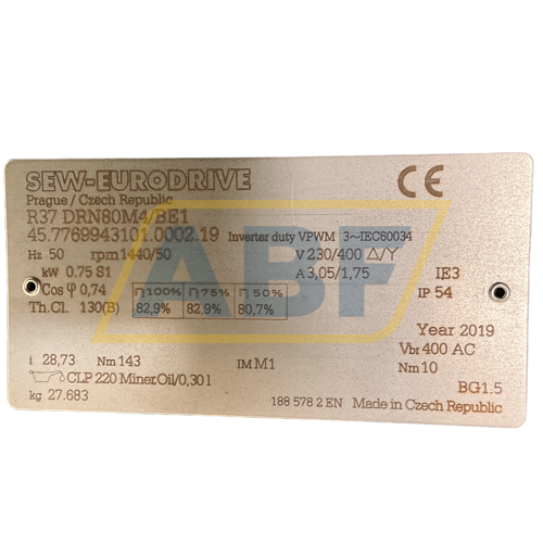 R37DRN80M4/BE1 SEW-EURODRIVE