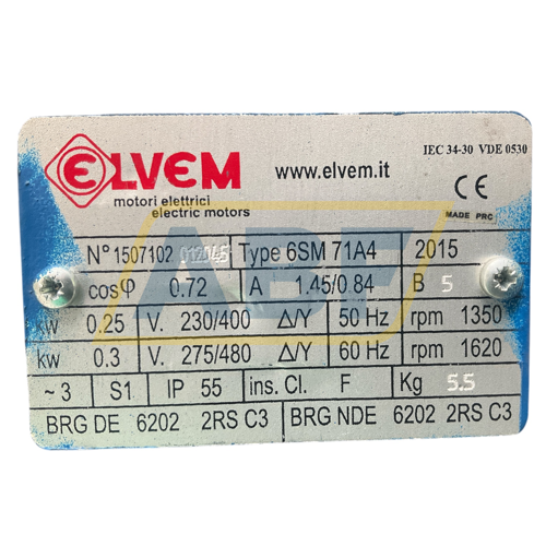 6SM 71A4 Elvem Italy