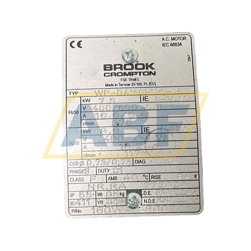 WP-DA160MMB3- Brook Crompton