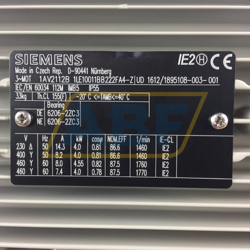 1LE1001-1BB22-2FA4-Z Siemens