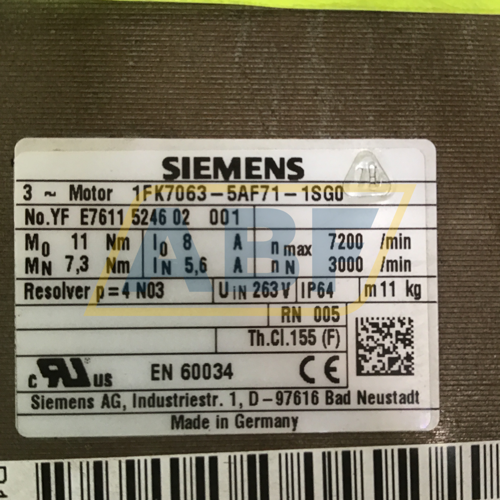 1FK7063-5AF71-1SG0 Siemens