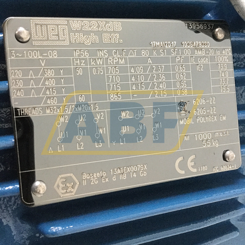 0.75K31CI2100L8B52G WEG