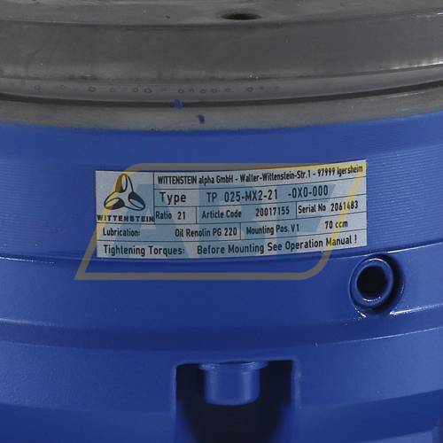 TP025-MX2-21-0X0-000 Wittenstein Alpha