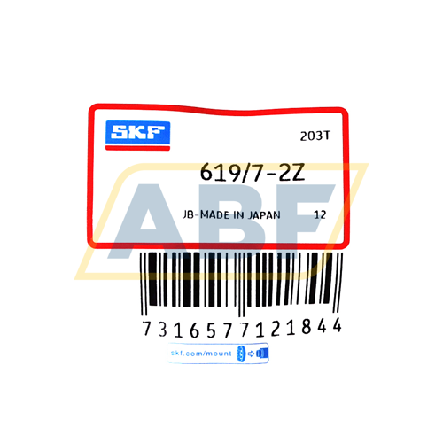619/7-2Z SKF