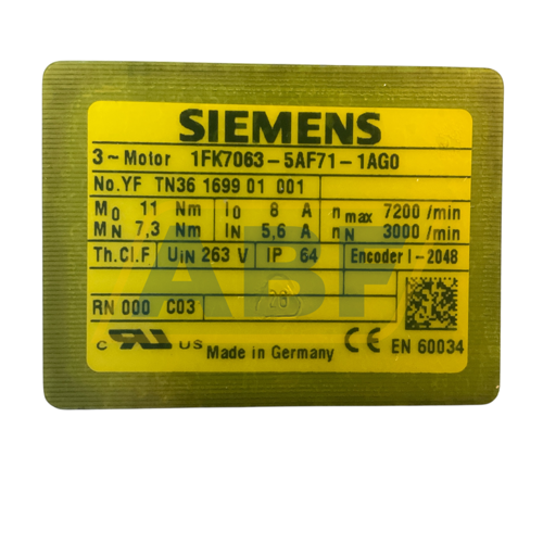 1FK7063-5AF71-1AG0 Siemens