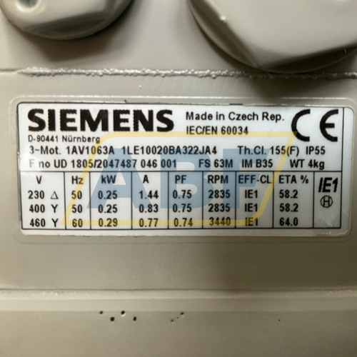 1LE1002-0BA32-2JA4 Siemens