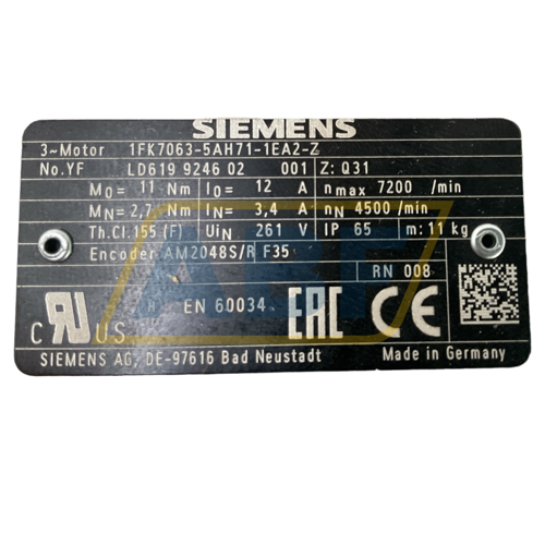1FK7063-5AH71-1EA2-Z Siemens