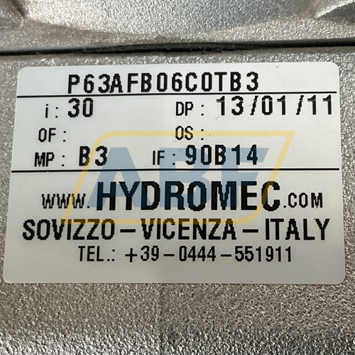 P63AFB06C0-TB3 Hydro-Mec