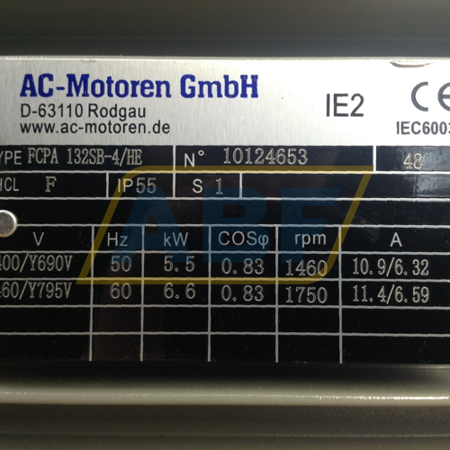 FCPA132SB-4/HEB35 AC-Motoren GmbH